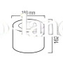 Накладной светильник LED 15W HOROZ SANDRA-15/XL 4200K